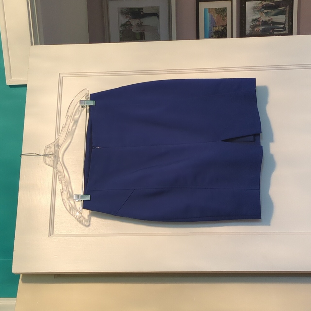 Express Royal Blue Pencil Skirt 6 - Picture 7 of 8